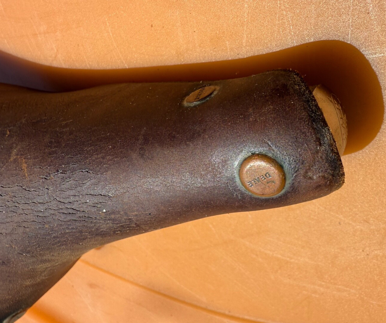 Ideale 90/Aluminum Daniel Rebour Autographed Saddle «special competition» Brown