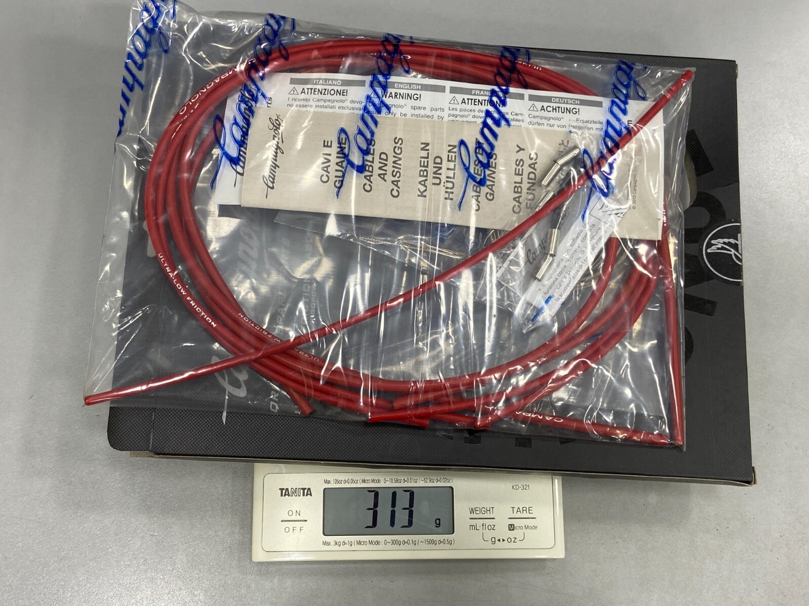 Campagnolo Ultra-Shift Ergo Lever Cable Set (Red) #CG-ER600R