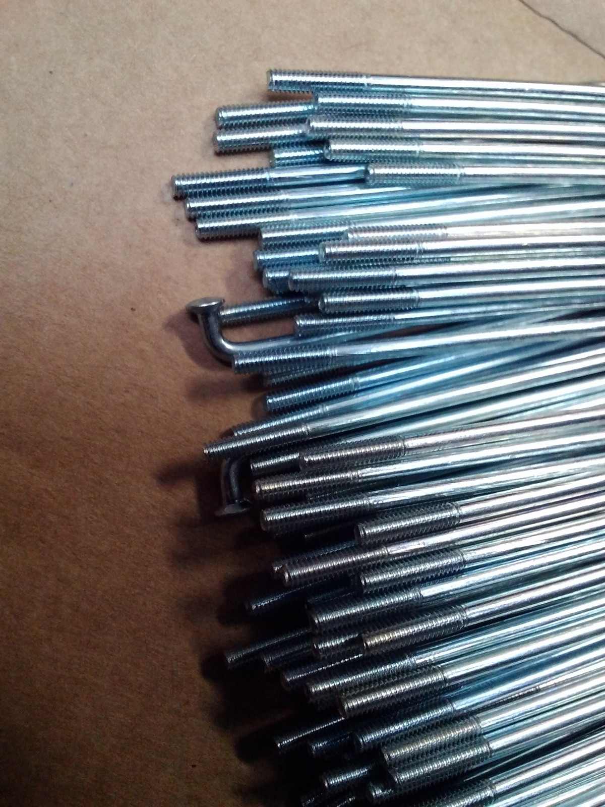 Steel Bicycle Spokes 139mm 14 Gauge (2.0mm) lot of 70