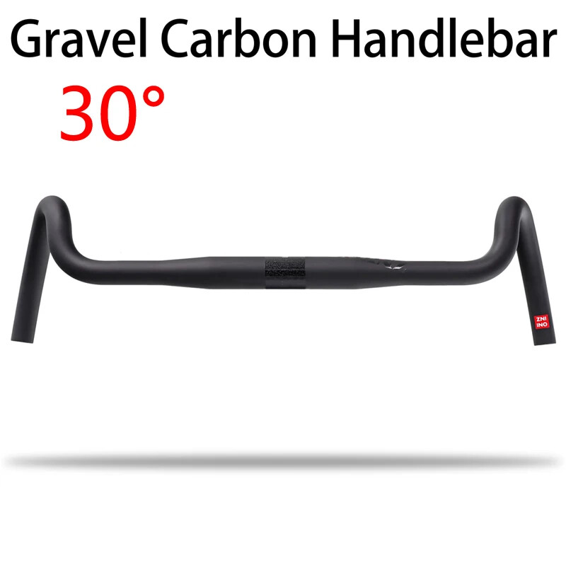 400/420/440mm Carbon Handlebar Big Flare Bar Cyclecross Road Bike Handlebars
