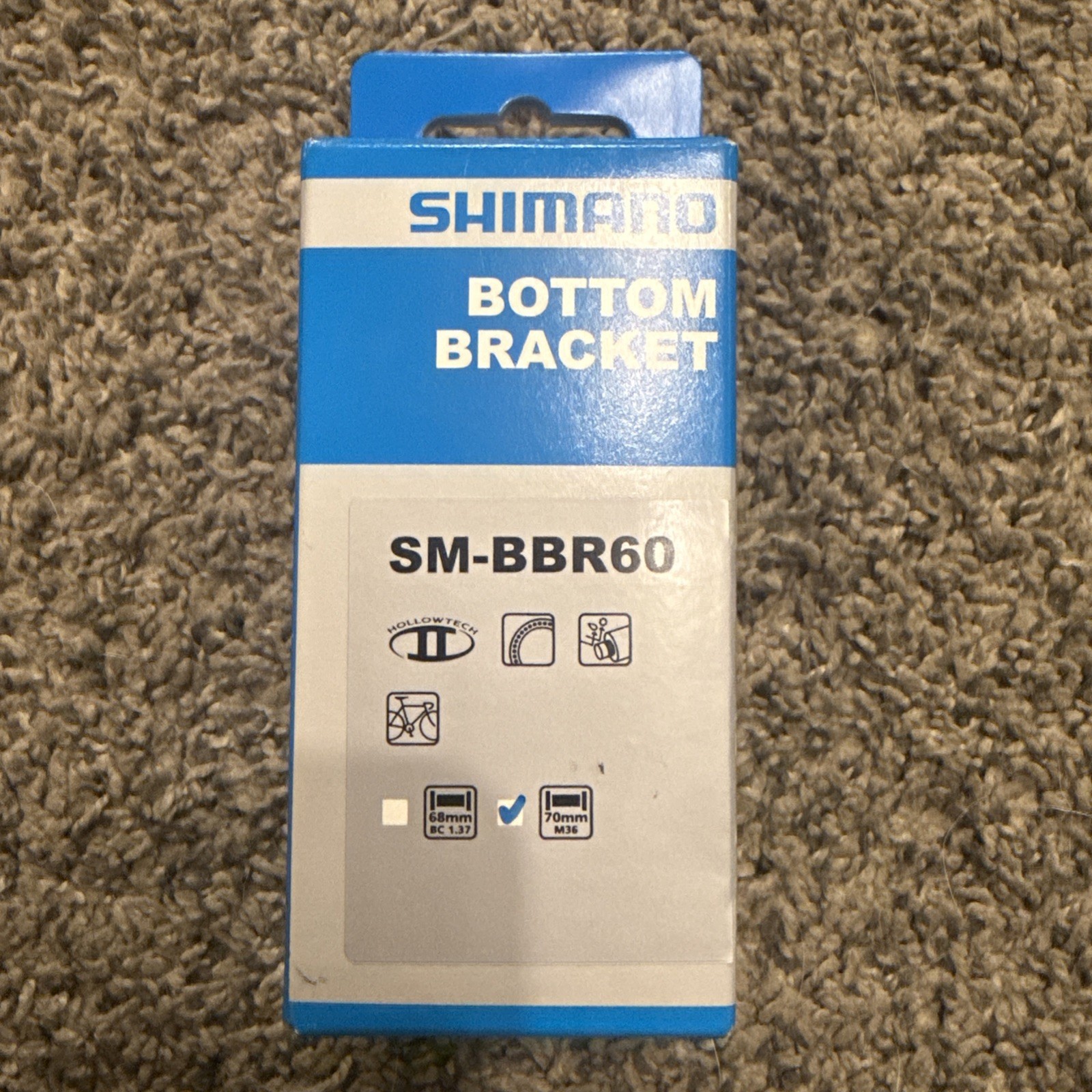 Shimano Ultegra SM-BBR60 Bottom Bracket ITA 70mm Hollowtecha II