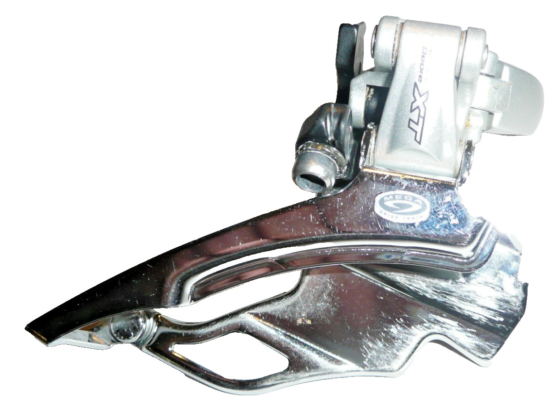 Shimano Deore XT FD-M761A Mega 9 Front Derailleur 3×9 34.9mm Clamp Dual Pull