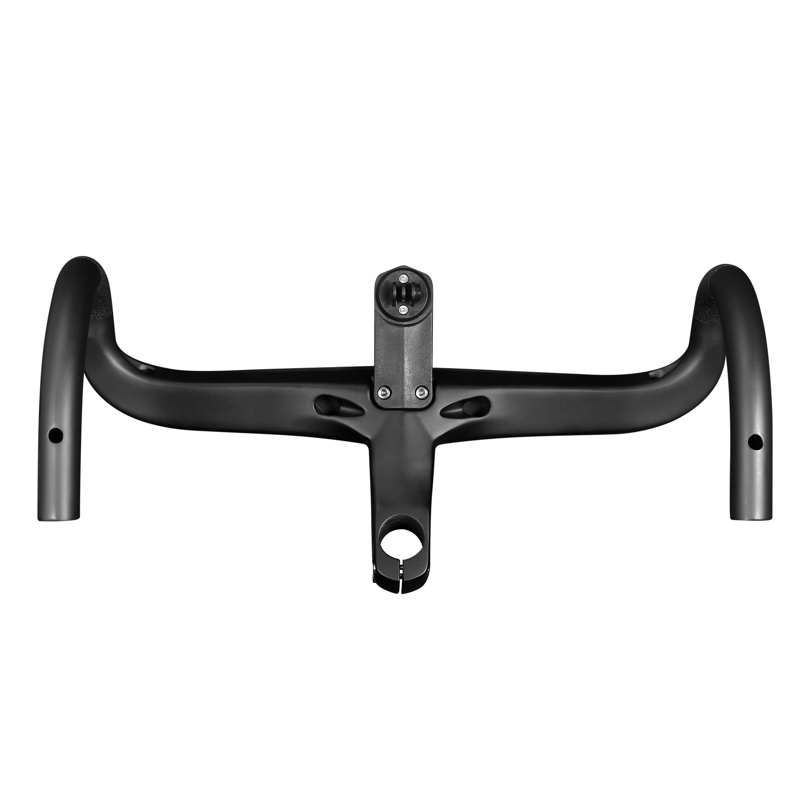 TOSEEK Carbon Fiber Integrated Handlebar -8° Gravel Road Bicycle Drop Bar 28.6mm