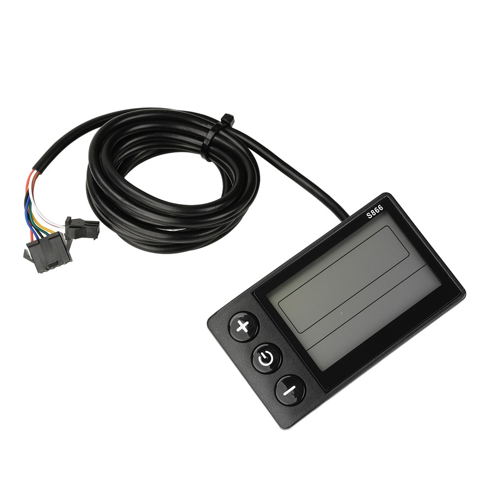 36V 48V 64V 750-1500W Brushless Motor Controller E-Bike S866 LCD Display Meter