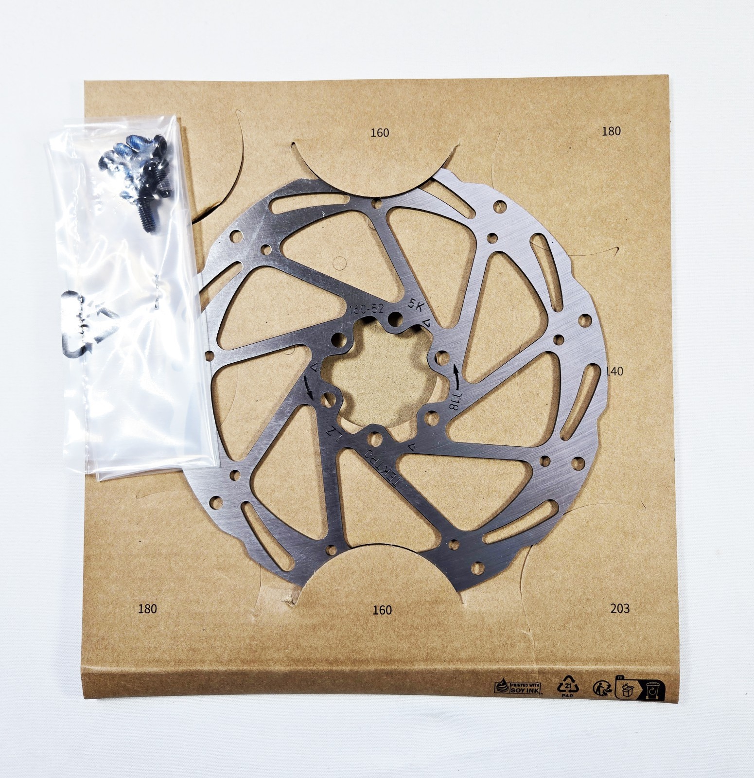 Tektro TR52 Disc Brake Rotor 160mm 180mm