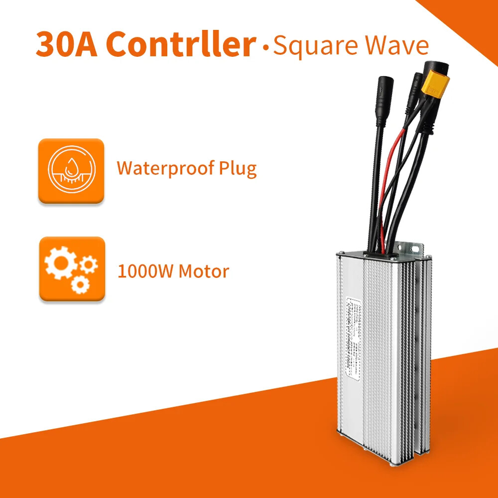 Electric Bike Waterproof Brushless Controller 36V 48V 250W 350W 500W 1000W Motor