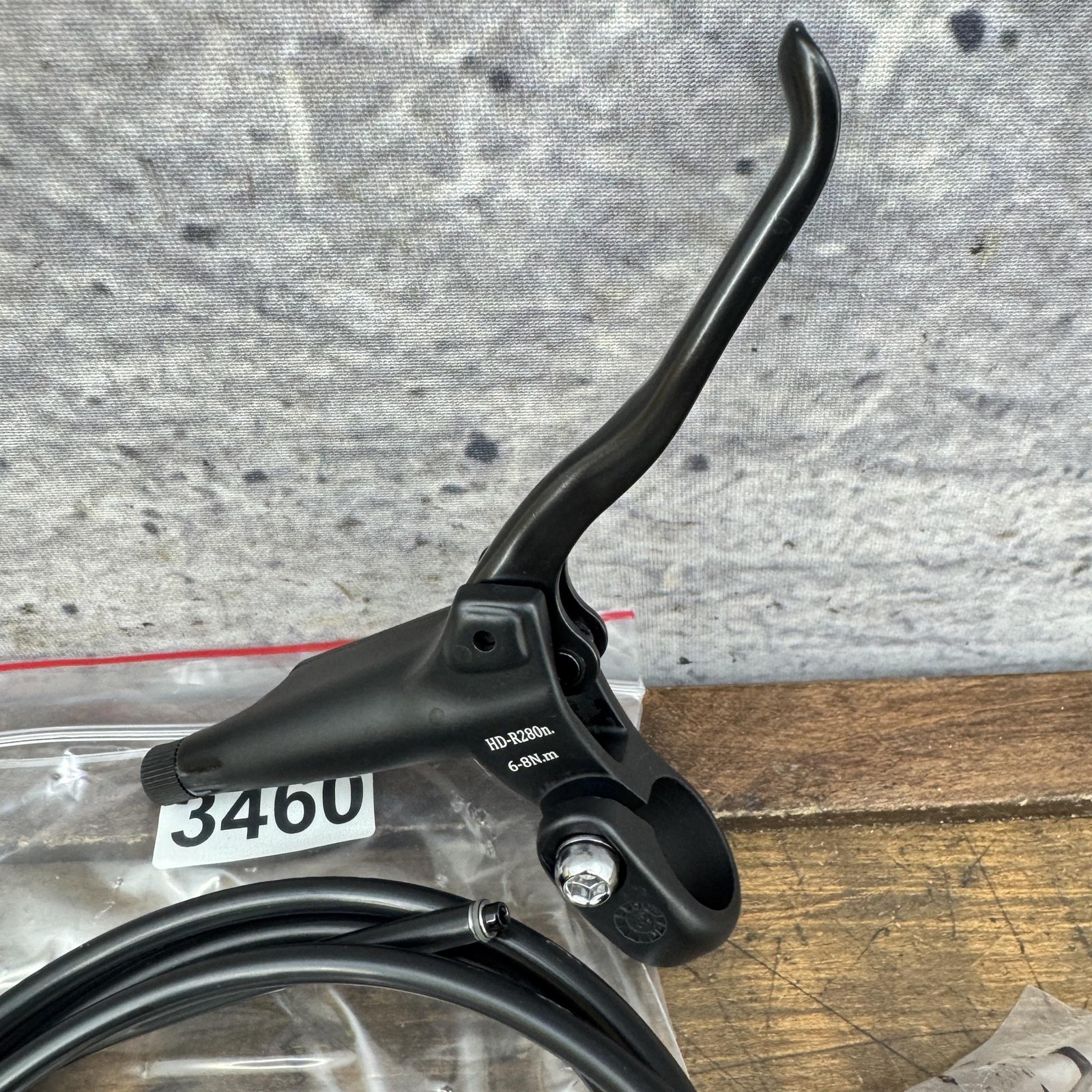 Tektro Hydraulic Disc Brake Lever Caliper Left Front NOS Mineral Oil Hydraulic