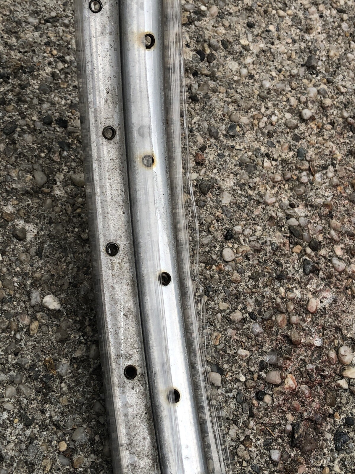 Super Light Edoardo Bianchi Set Tubular 36 Hole 700C Rims Vintage NOS