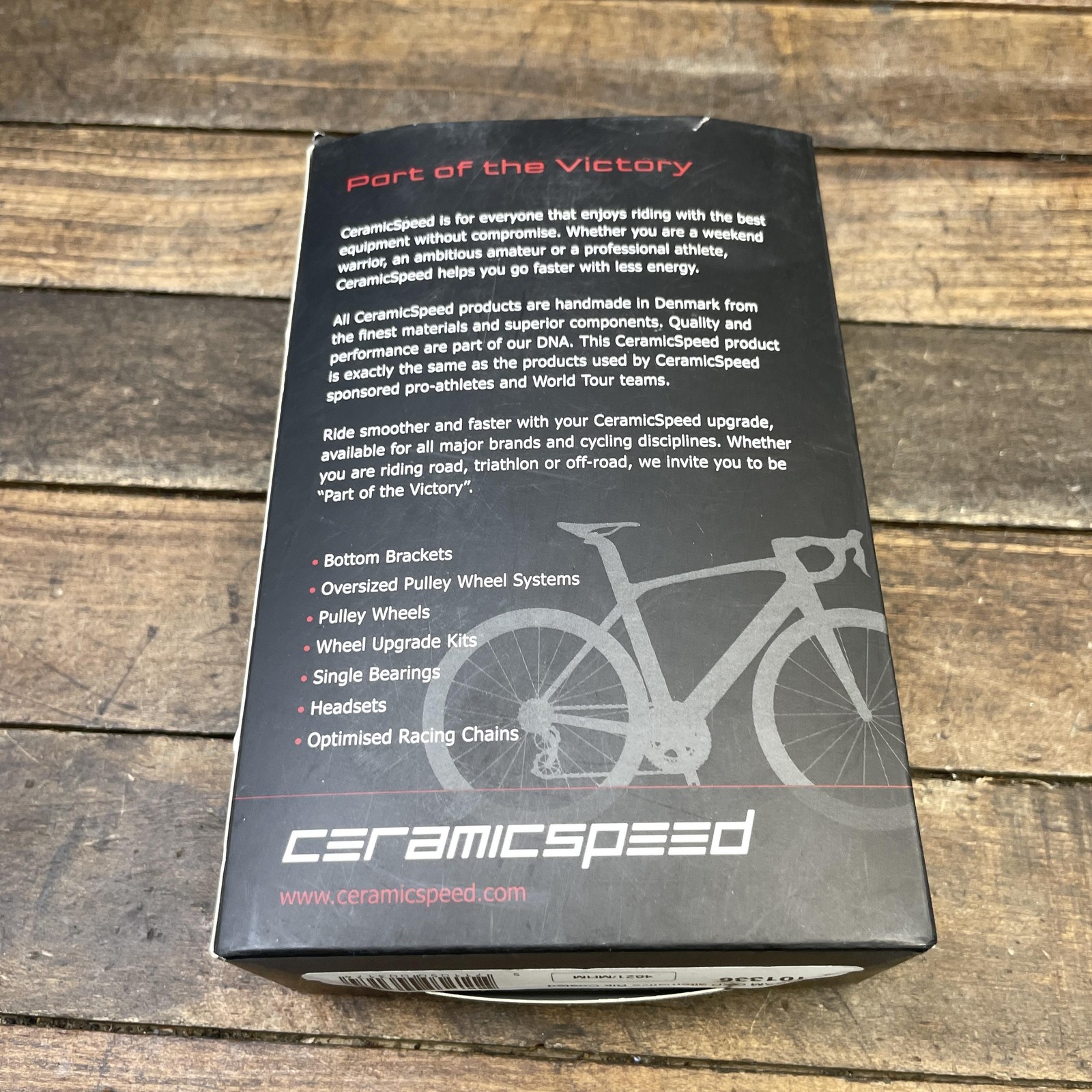 CeramicSpeed Italian Bottom Bracket SRAM GXP 70mm ITA Coated Ceramic Speed
