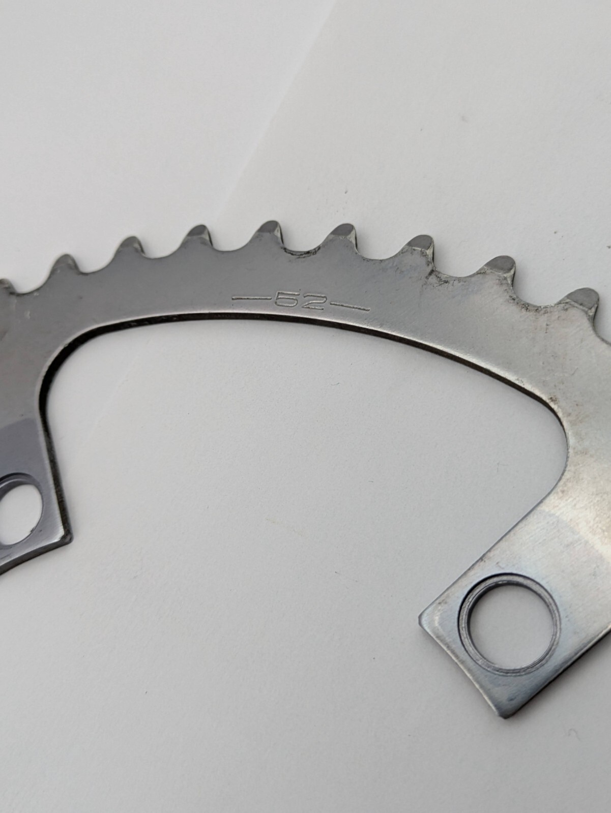 SR SAKAE 52 TOOTH 52T CHAINRING 130MM BCD SILVER 5-ARM ALUMINUM OVAL-TECH 214