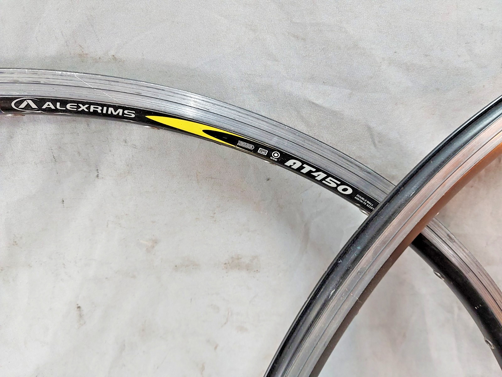 Alexrims AT450 700c Racing Road Bike Rim Set 32S Disc 622ISO Doublewalled Cafe ~