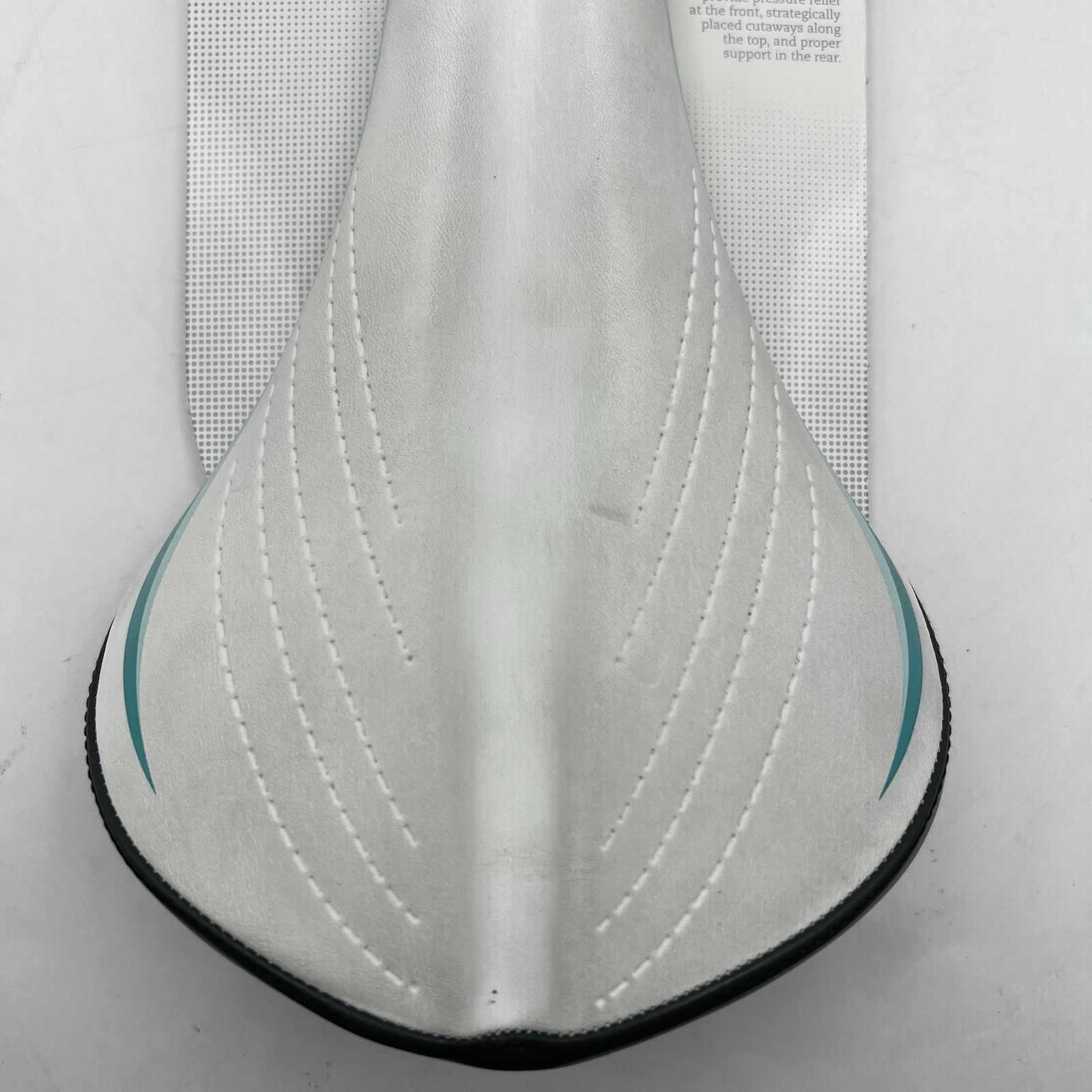 Terry Women’s Butterfly Ti Bike Saddle Seat, Comfortable Center Cutaway, White