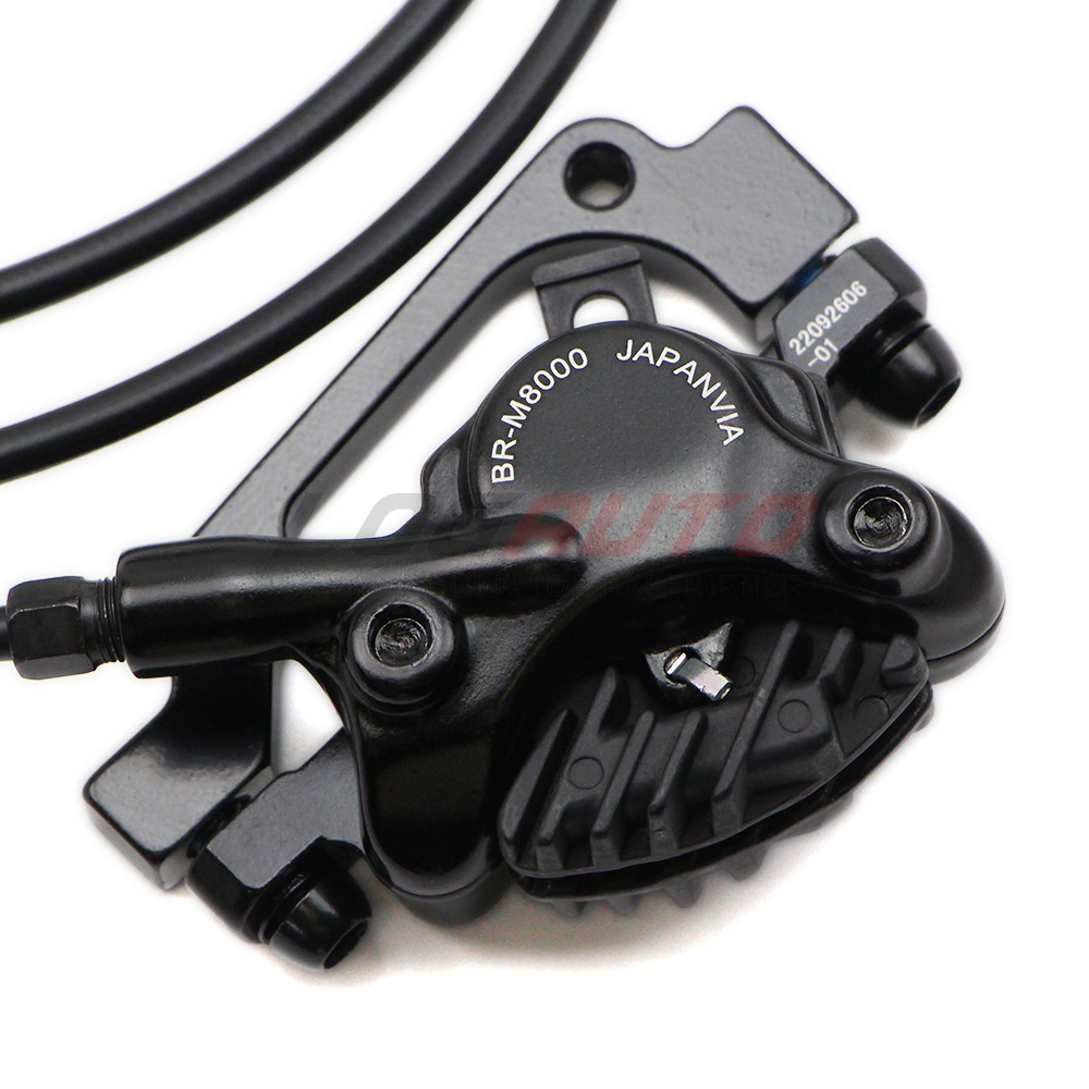 For XT M8000 Hydraulic Disc Front Rear Brake Set Lever Caliper 800mm/1550mm Bike