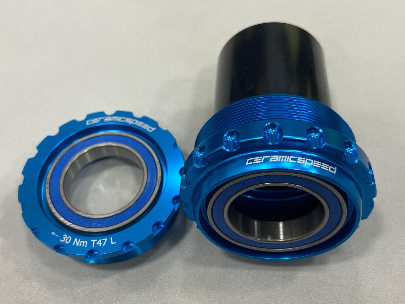 Ceramicspeed T47A (T47/77) Road Bottom Bracket For Shimano (Blue)