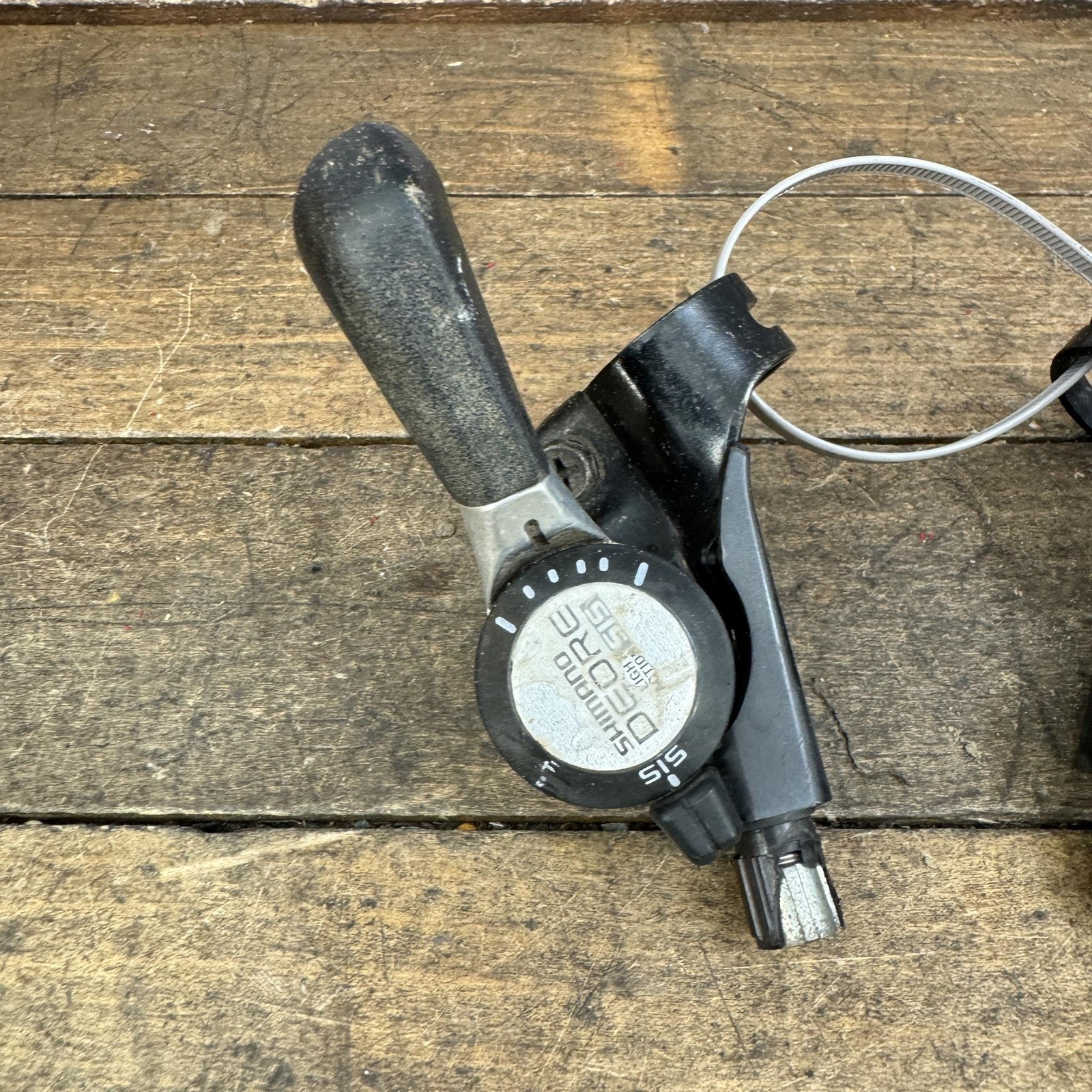 Vintage Shimano Deore SL-MT60 6 Speed Thumb Shifter Set MTB Black 6s ATB 80s