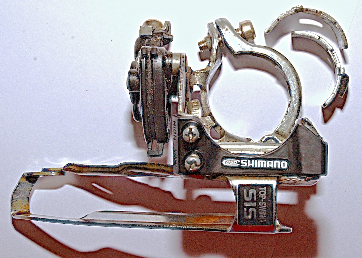 Shimano C050 FD-C051 Front Derailleur 34.9/31.8mm Touring MTB, 3×6/7-Spd for 48T
