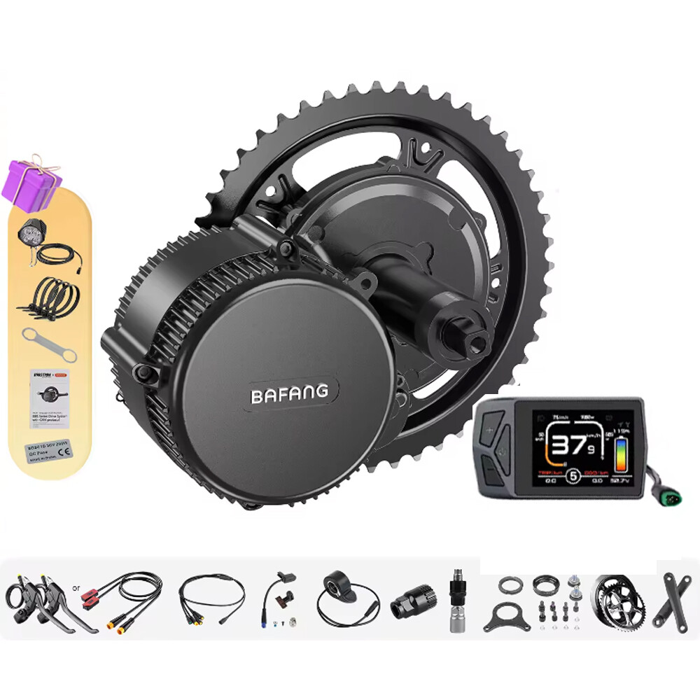 Bafang Mid Drive Motor 36V 48V250W 500W 750W 1000W 68-120mm Ebike Conversion Kit