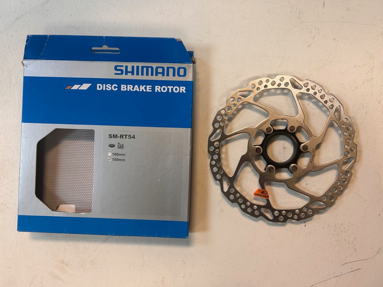 New set of 2 Shimano SM-RT54 disc brake rotor 180mm Centerlock Pair Only $50
