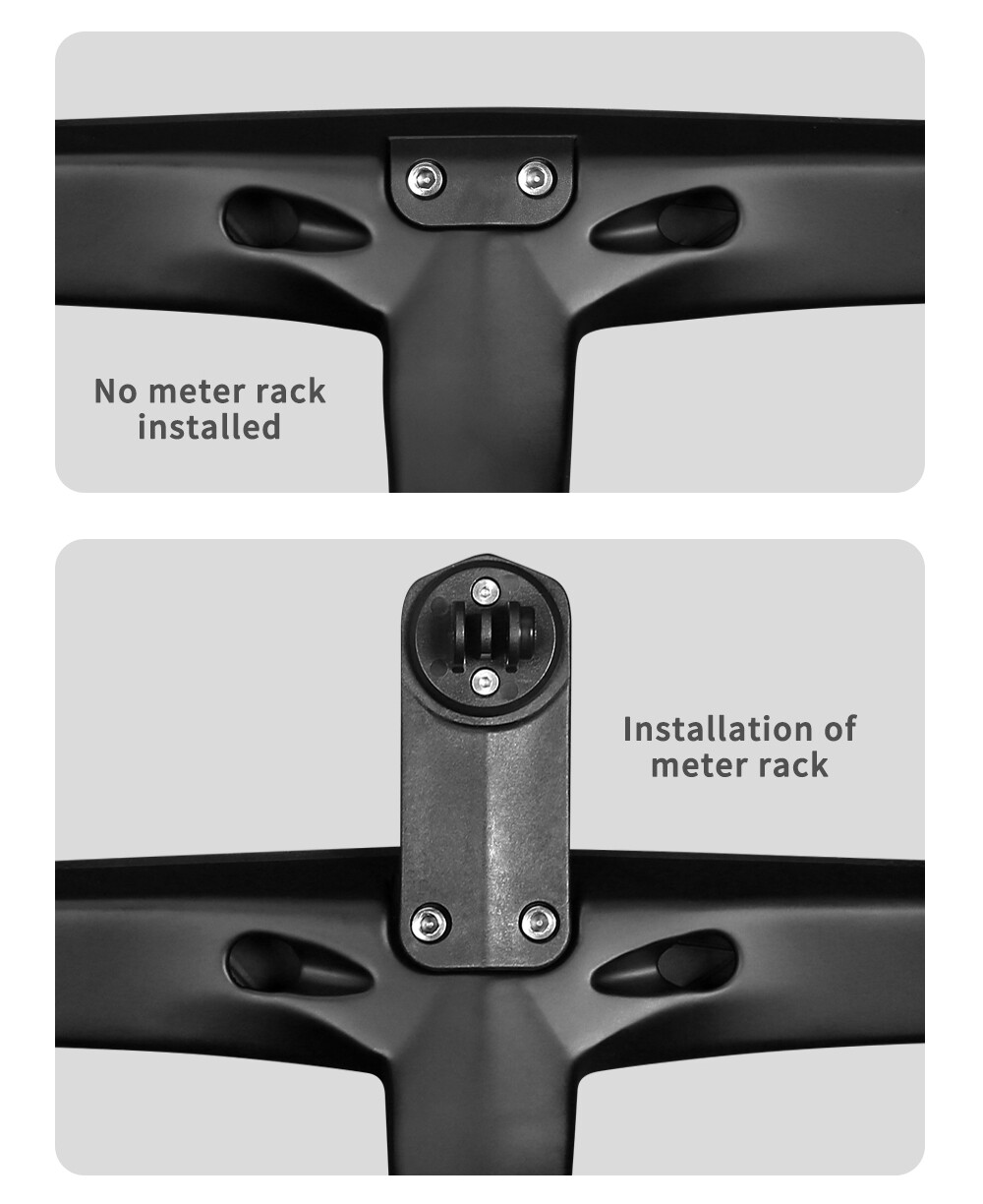 Carbon Bicycle Integrated Bar Stem Road Bike Handlebars With Computer Holder