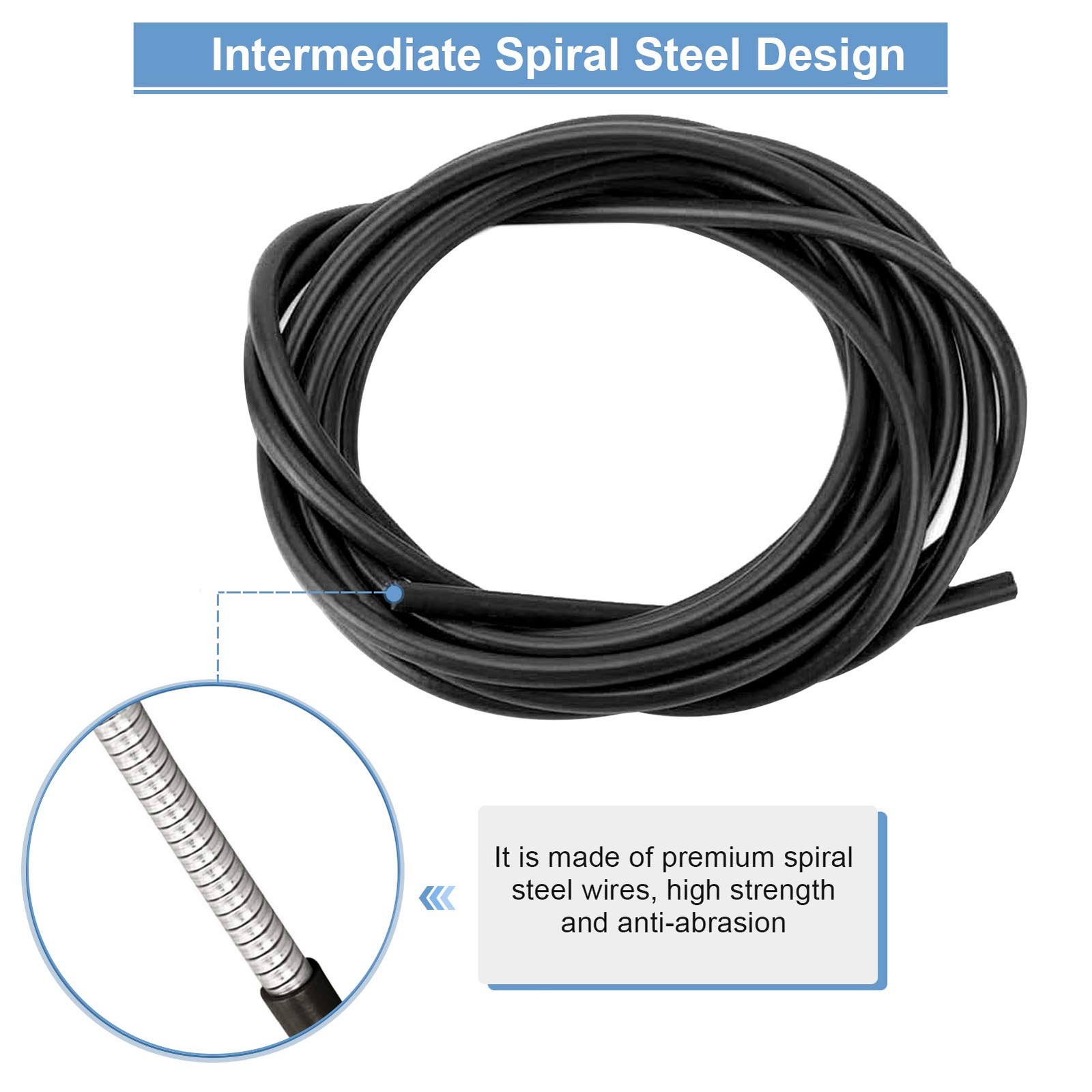 Brake Cable Housing 3 Meters Gear Cable Housing 5mm Shift Cable Road Bike