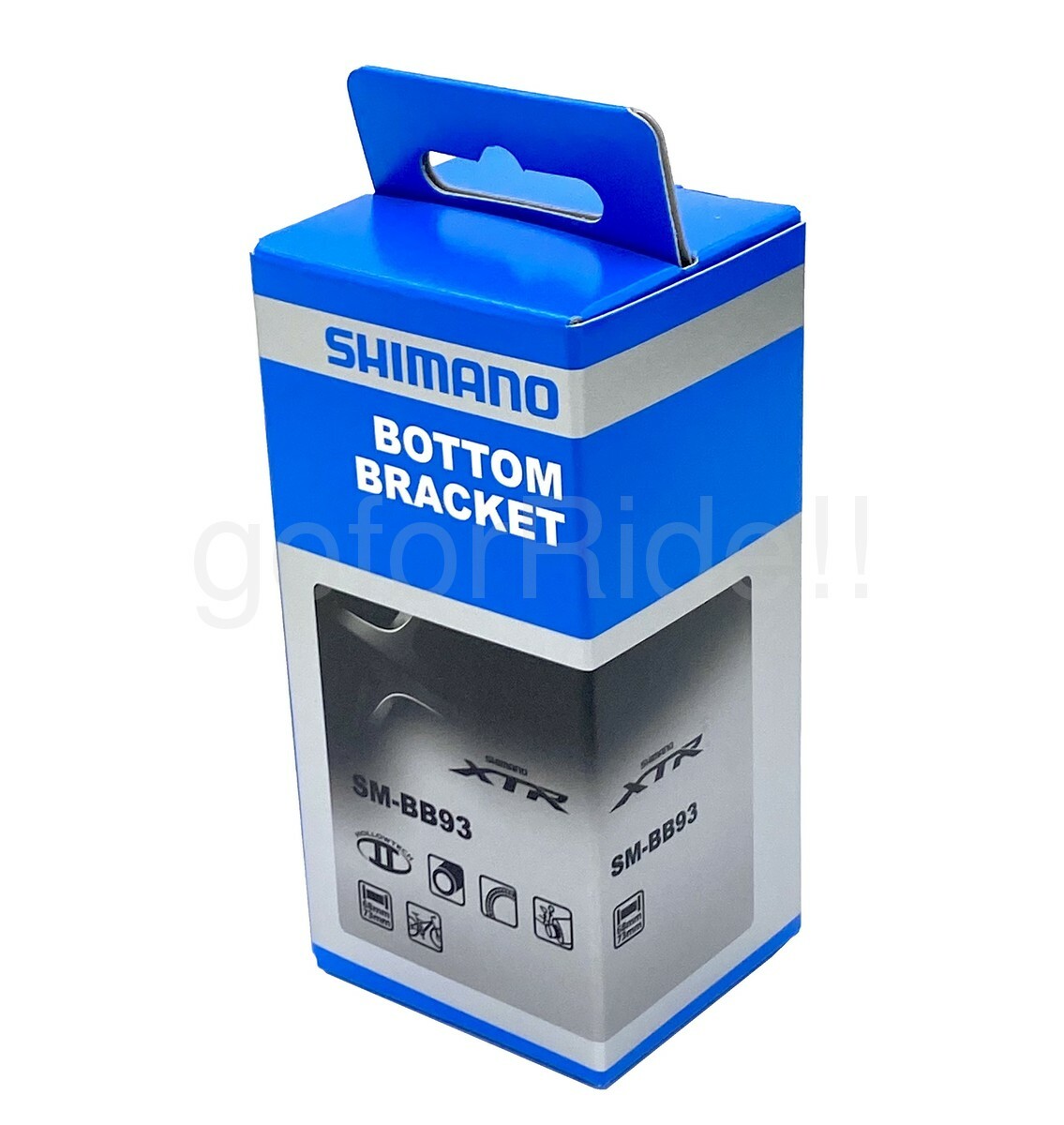 Shimano XTR Hollowtech II Bike Bottom Bracket SM-BB93 BSA 68/73-mm BSA Black