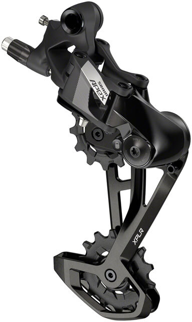 SRAM Apex XPLR Rear Derailleur – 12-Speed, Medium Cage, 44t Max, Black, D1
