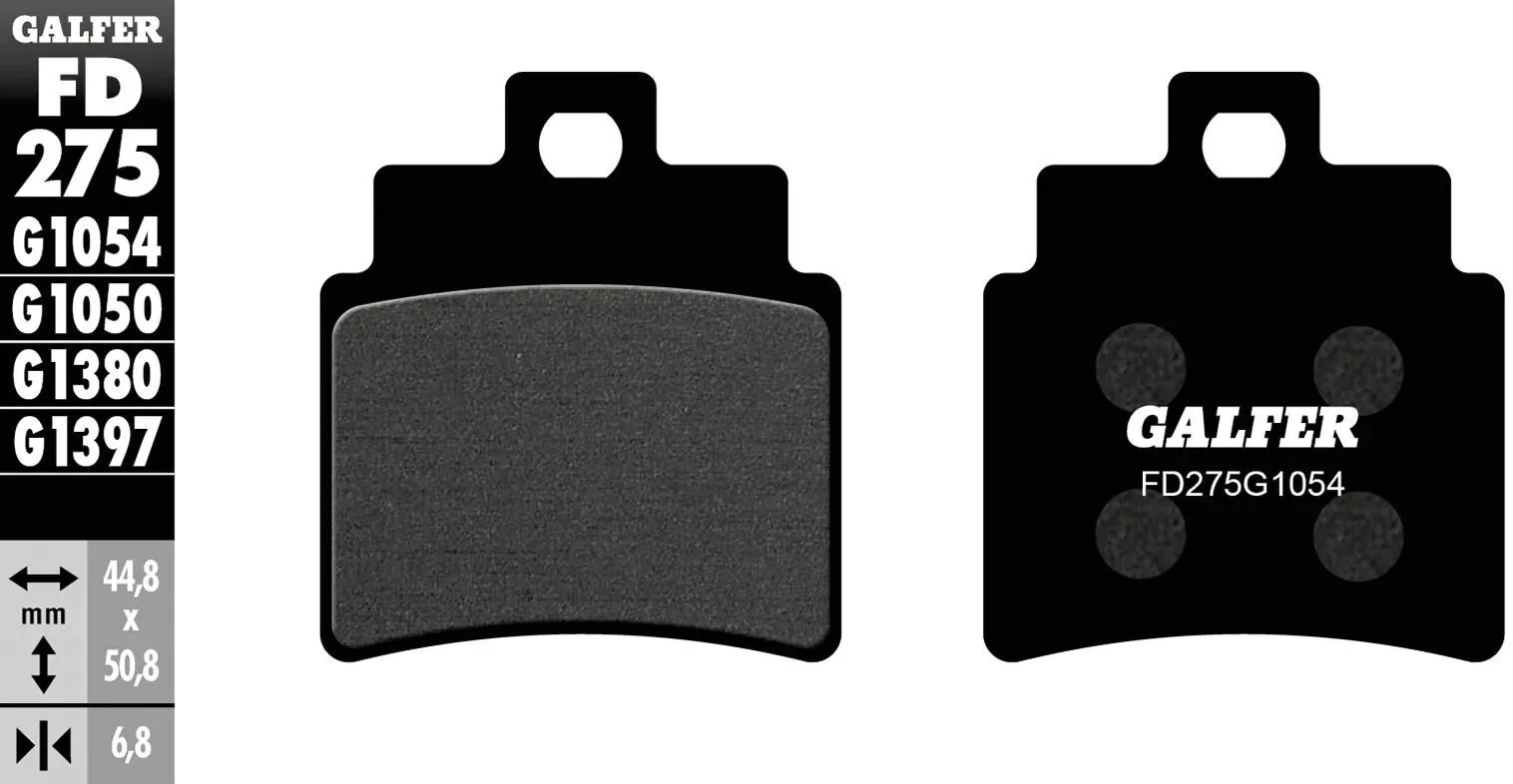 Galfer Brake Pads FD275 Brake Pad FD275 G1054 Bio Standard