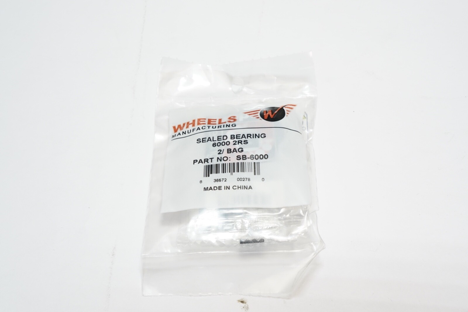 New 2 Pack Enduro ABI 6000 2RS Sealed Cartridge Bearing SB-6000 Ships FREE