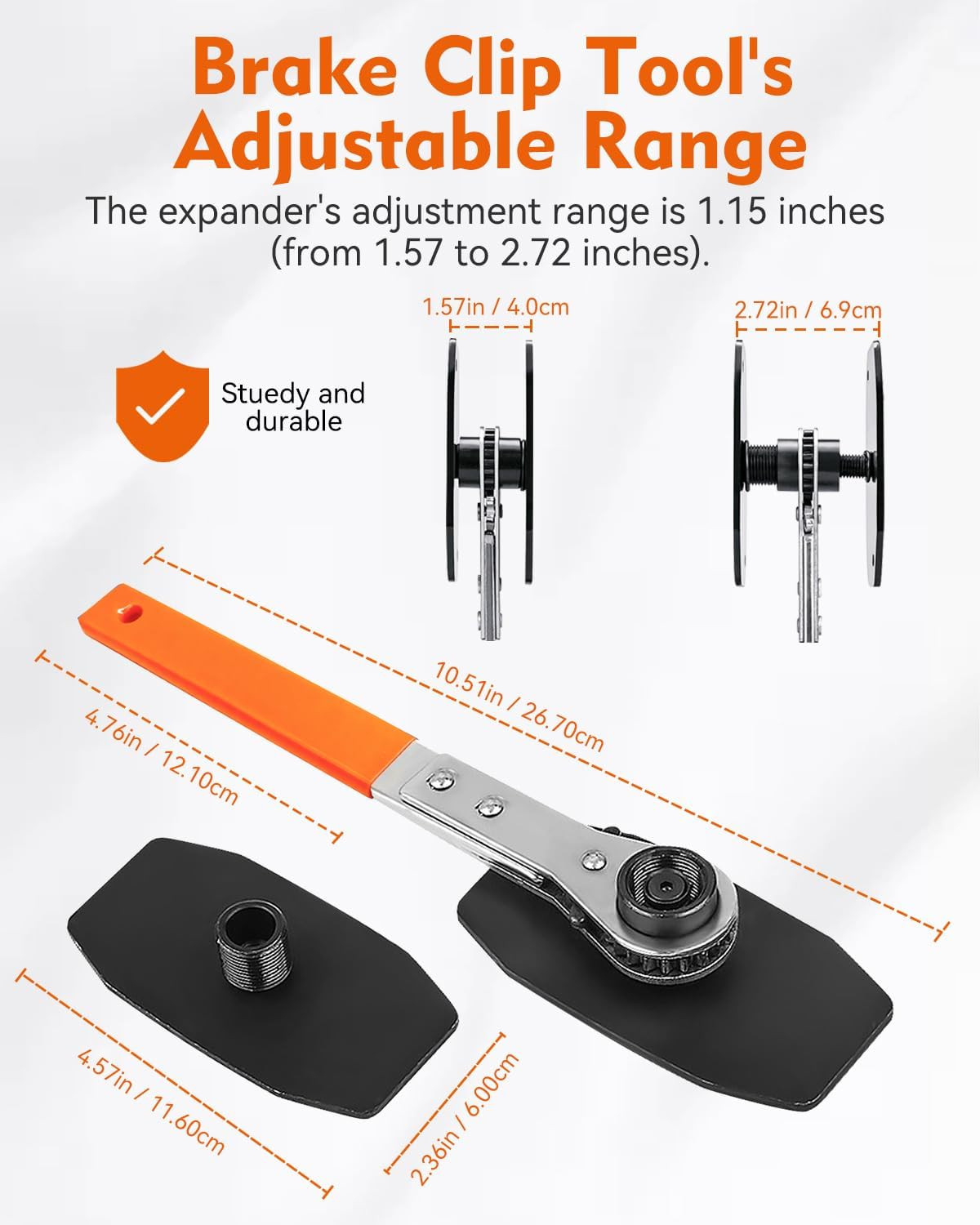 Upgraded Brake Caliper Compression Tool 4 in 1 Universal Caliper Piston Compress