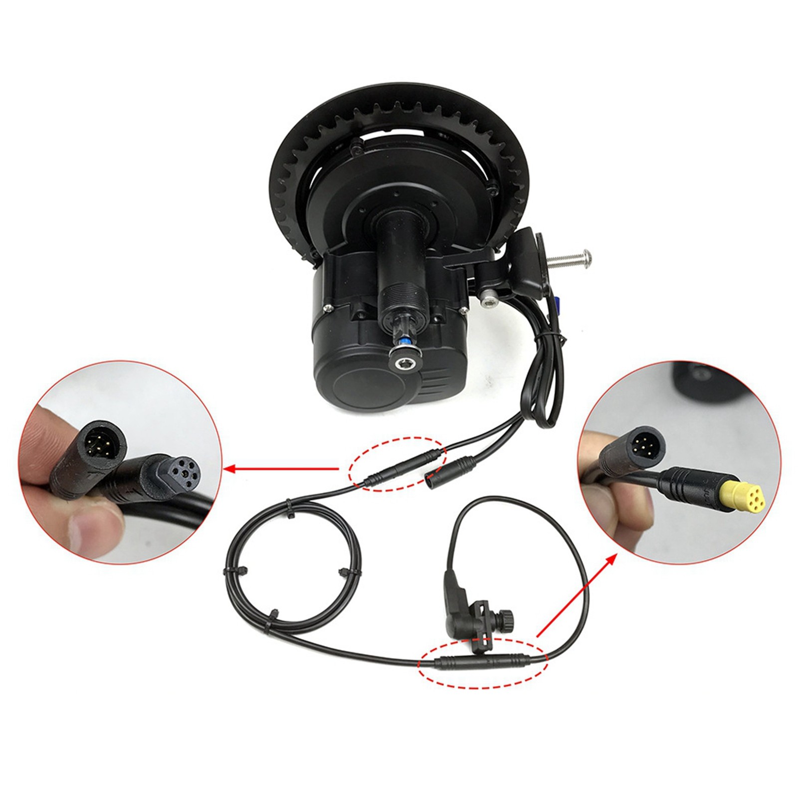 2X Electric Speed Sensor Extension Cable 100cm for Tsdz2 Mid6570