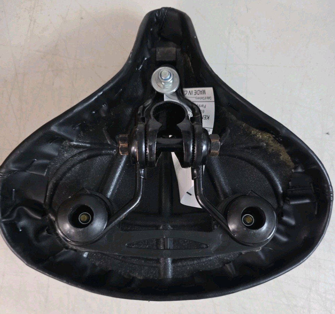 OEM Margaritaville Black Leather Bicycle Saddle/Seat Universal Fit Unisex Adult