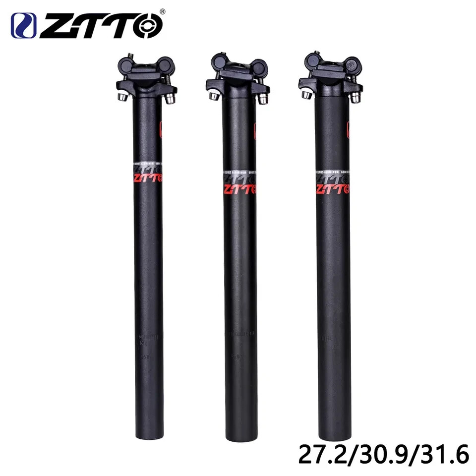 ZTTO Bike Bicycle Seat Post Tube SeatPost 27.2/28.6/31.6 350mm MTB