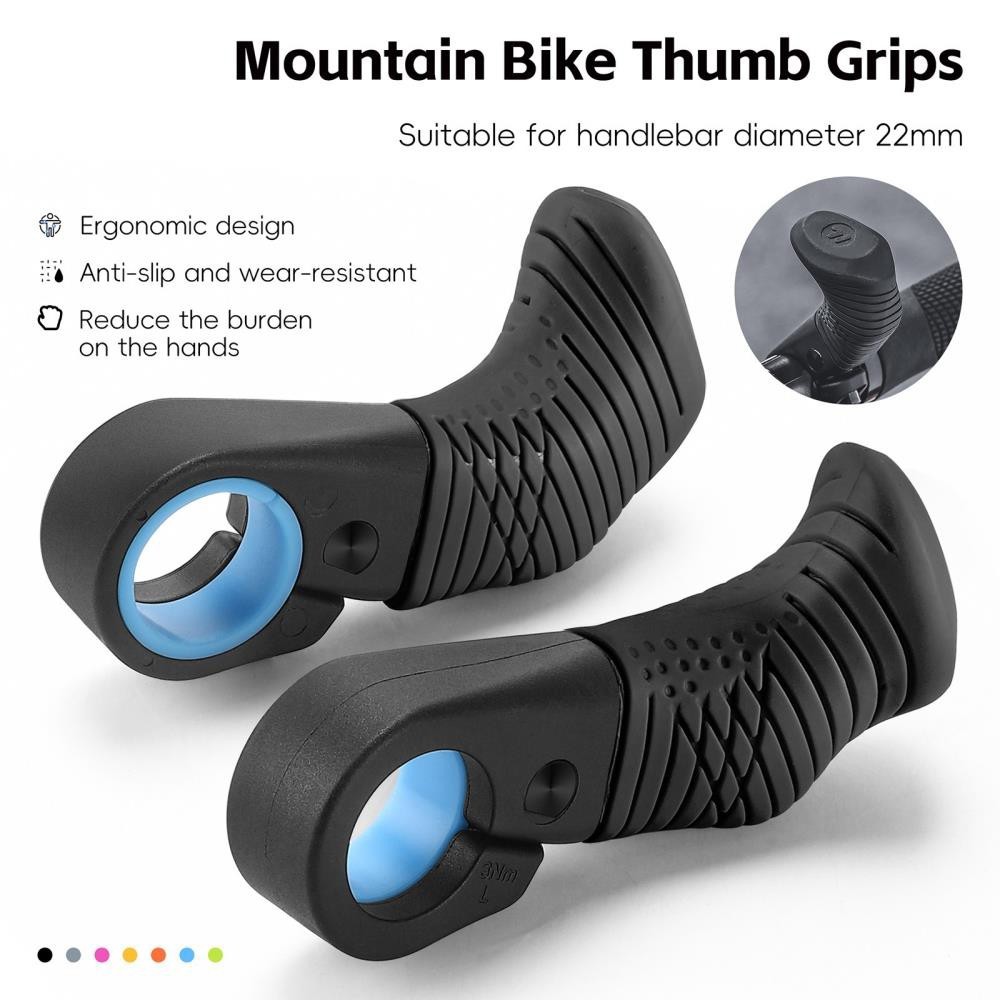 Bike Handlebar Bicycle MTB Bar Pair Rest a Handle Ergonomic Ends U [