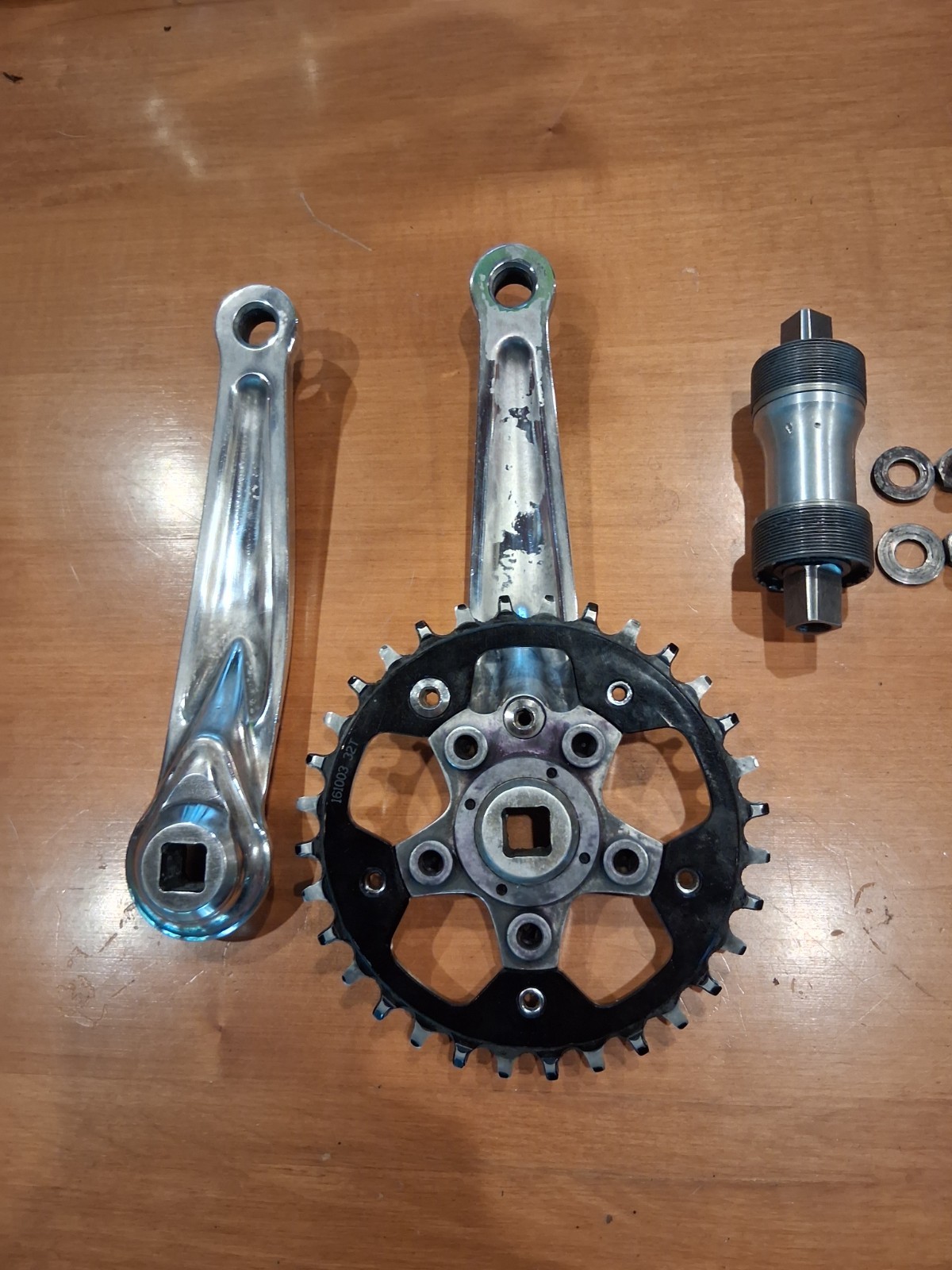 Cook Bros. Racing F-Series Cranks 175mm,Syncros BB,WolfTooth 32T+RaceFace 44/32