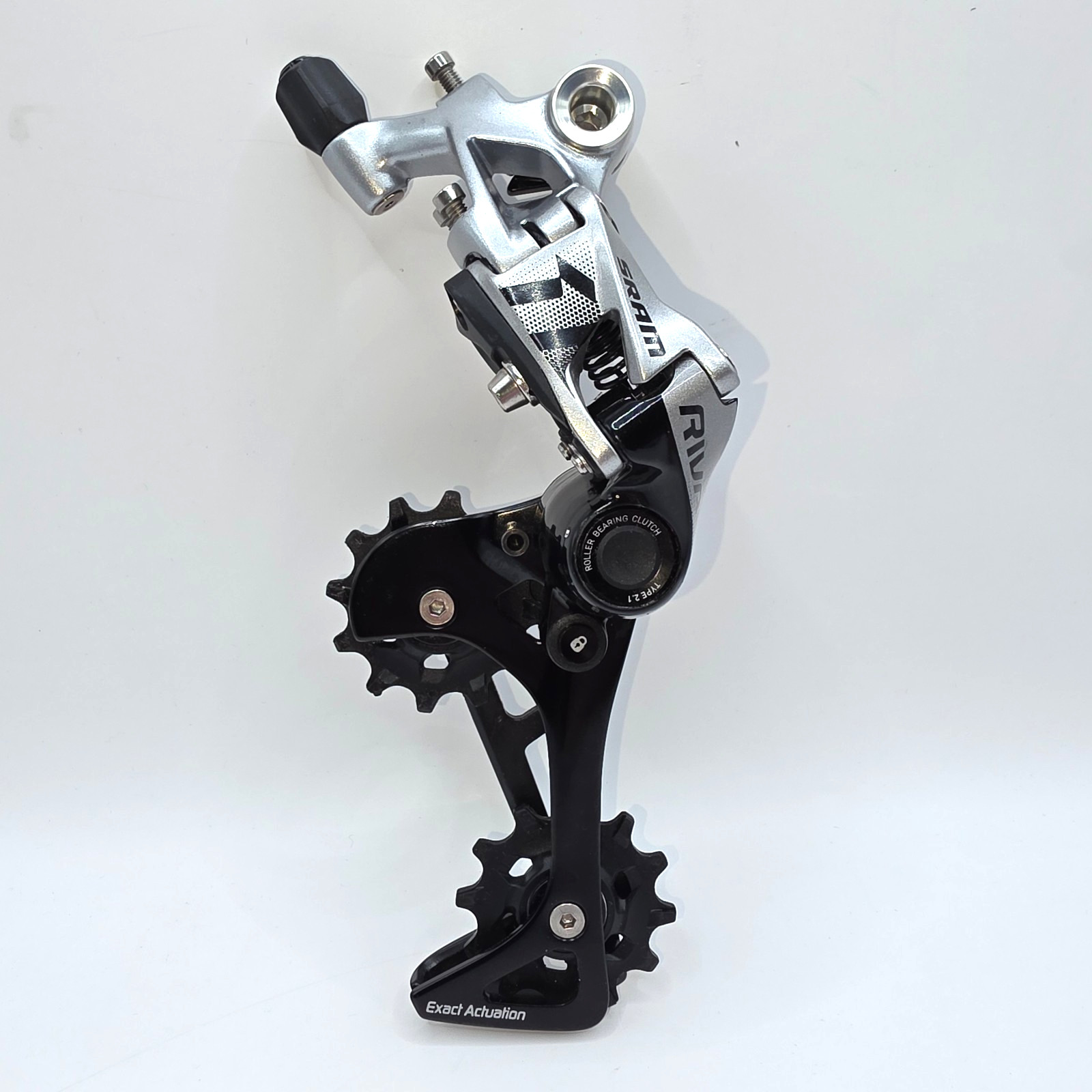 SRAM Rival 1 Rear Derailleur – 11 Speed, Long Cage, Black/Silver