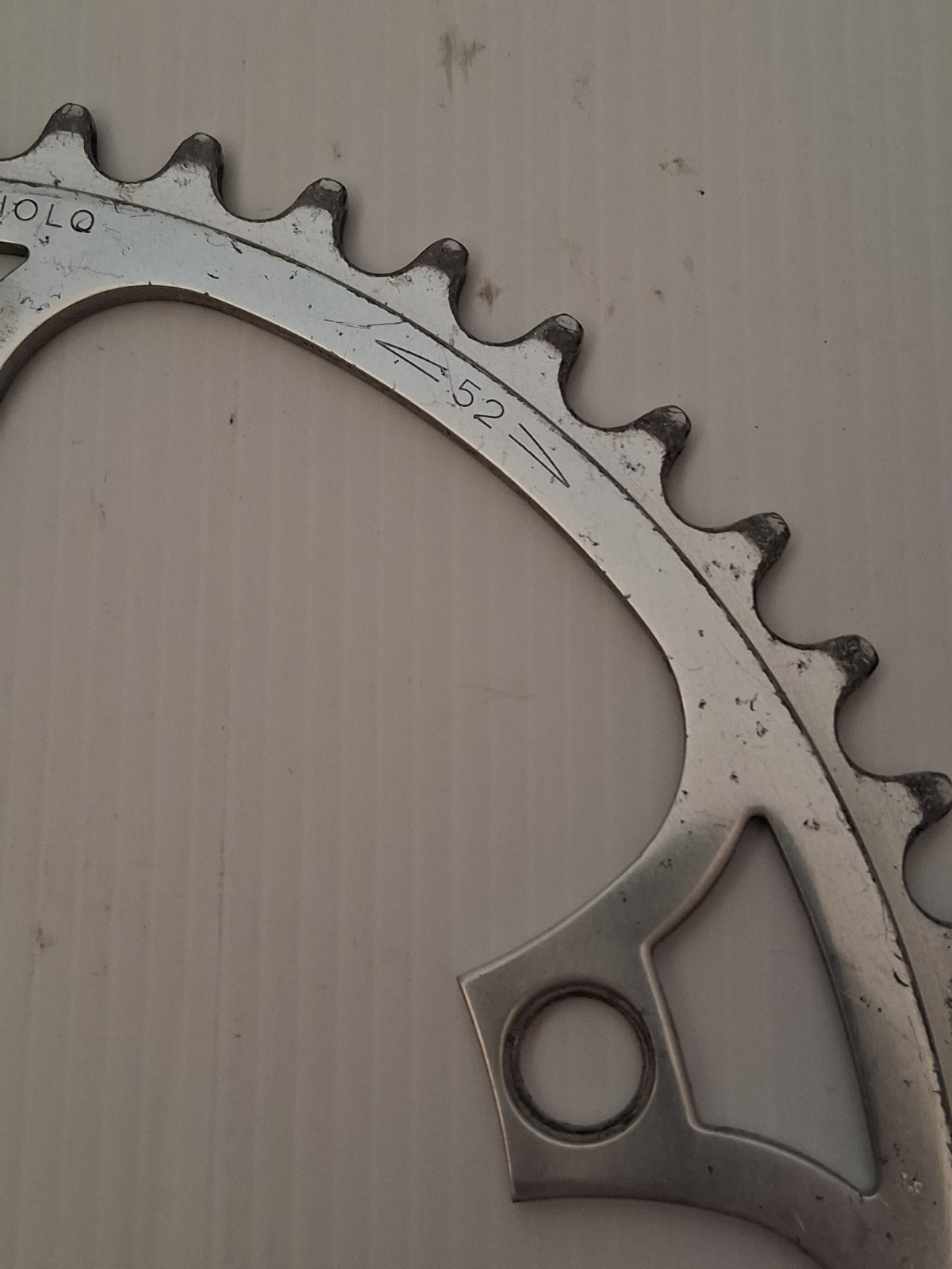Campagnolo Super Record Brev 52 Tooth Road Chainring Good Condition Vintage Bike