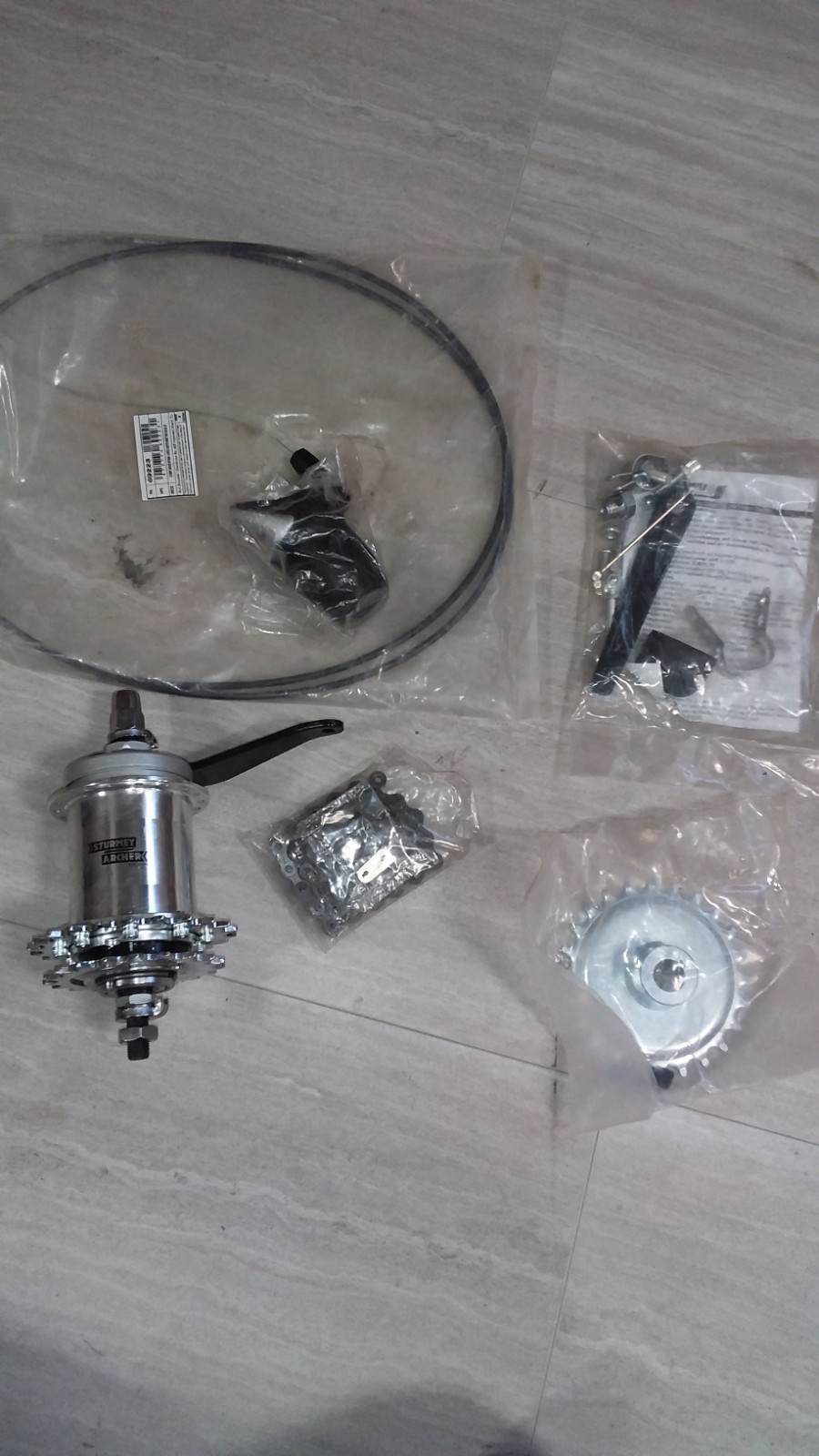 5 Speed Sturmey Archer Coaster Brake Trike Conversion Kit New