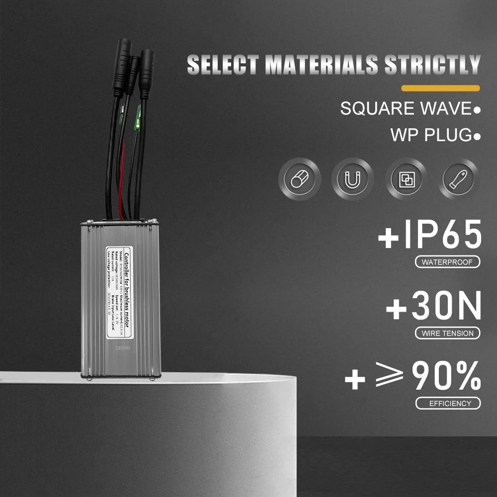 Electric Bike Controller 36V 48V 15A-30A All Waterproof Brushless 250W-1000W