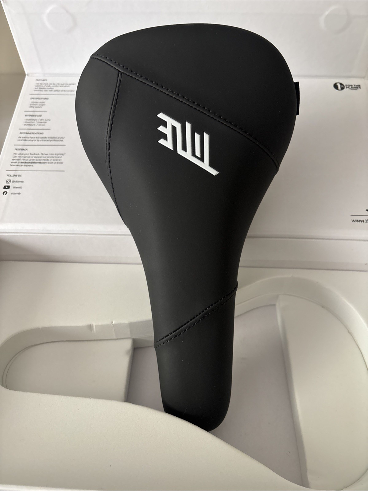 Title MTB JS1 Saddle (Black) [TTL988032]