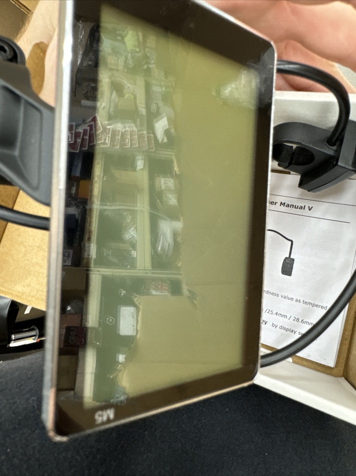 Electric Bike LCD Display, 5 Pin E Scooter M5 Panel Meter Screen with Waterproof