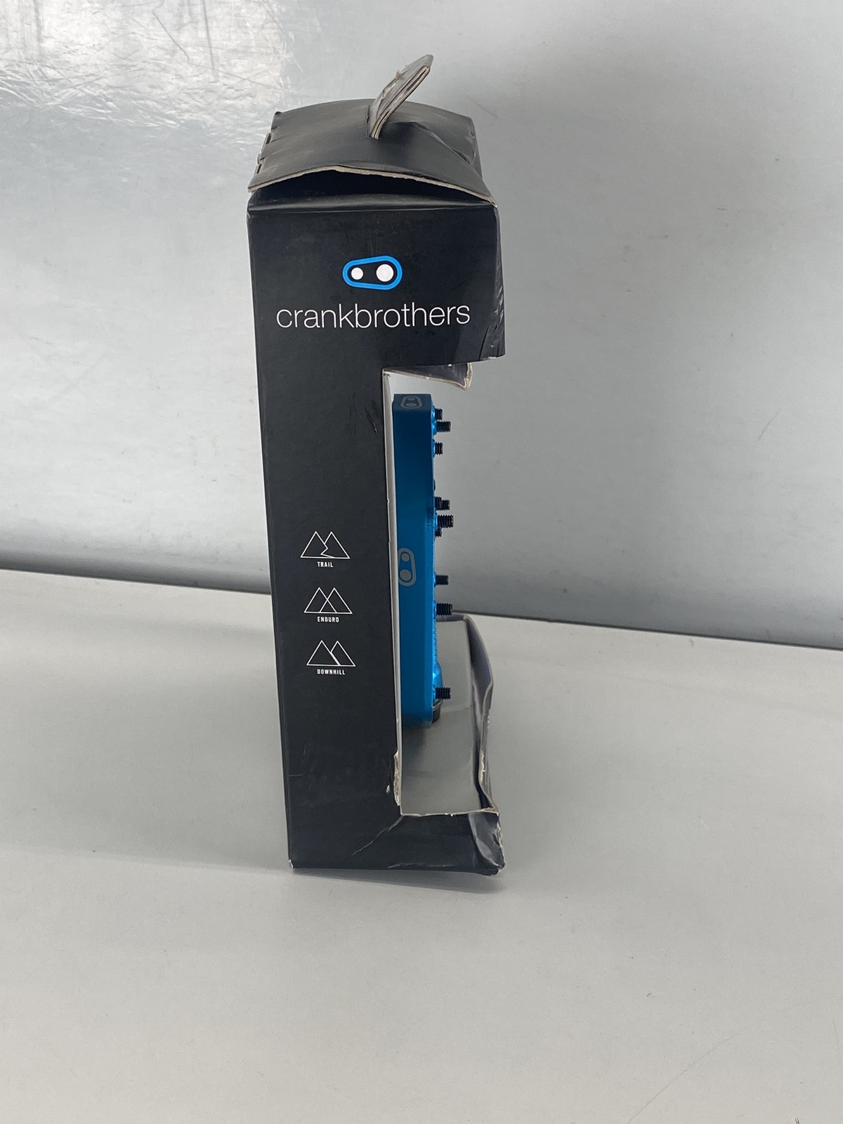 Crankbrothers Stamp 7 Small Alloy Flat Pedals- Blue
