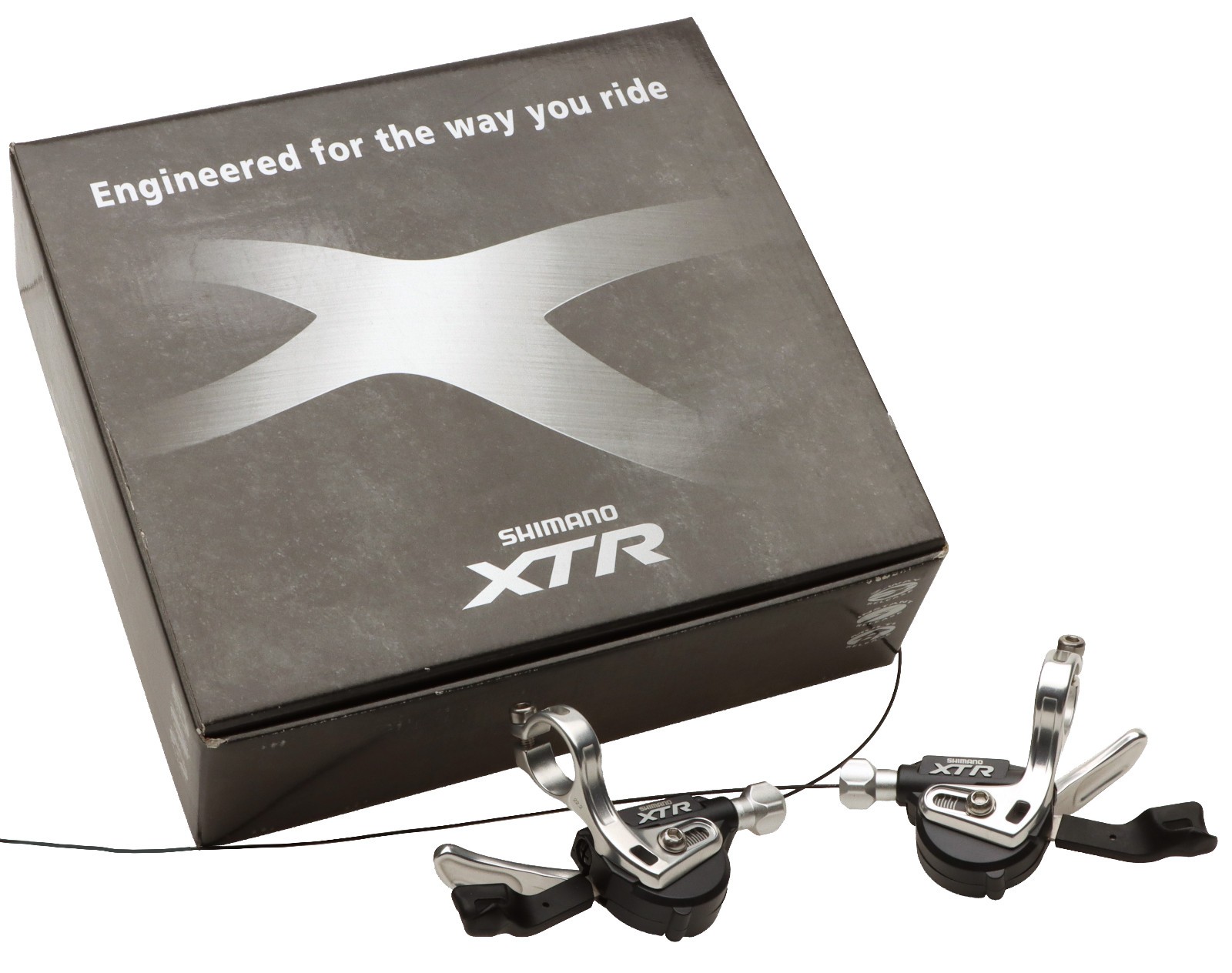 Shimano XTR SL-M970 Shifter Levers Set R/L 3x9s Silver NOS