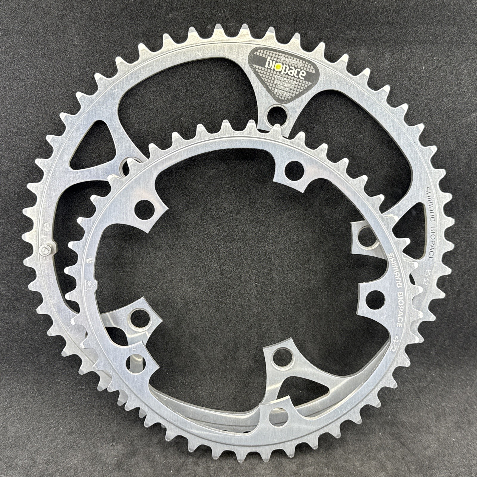 NEW Shimano 600 BIO-PACE 52/42-tooth Chainring Set 130mm BCD