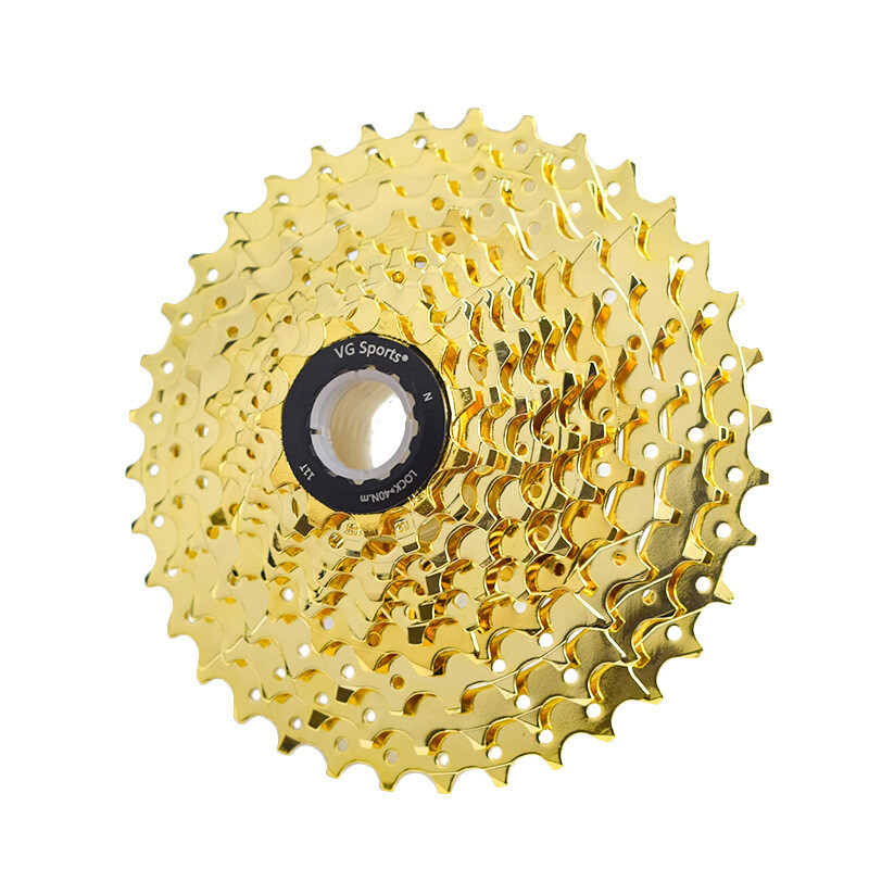 VG SPORTS 8 9 10 11 Speed Bike Cassette Gold For SRAM SHIMANO 28T 32T 36T 42T
