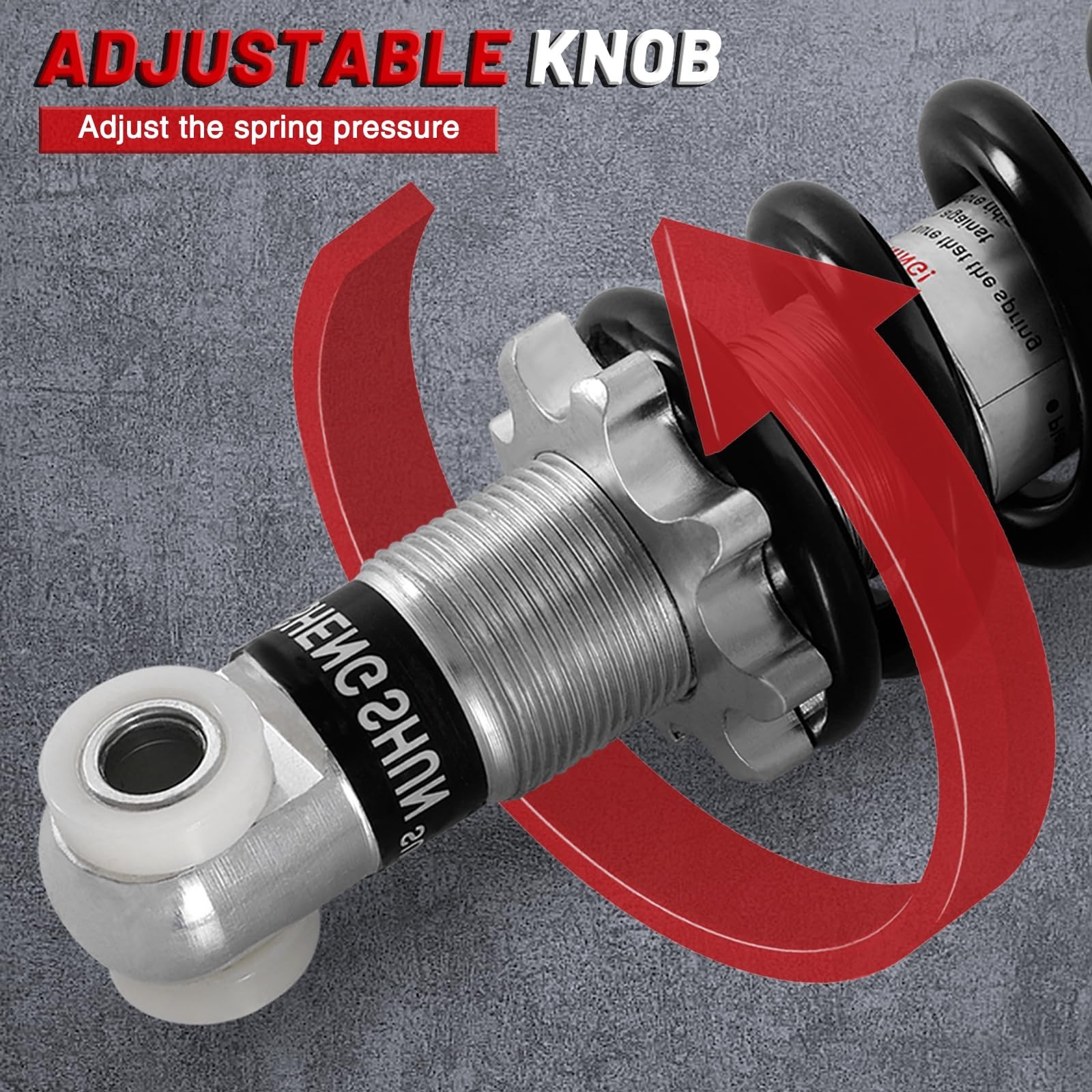 190mm 1500LBS Adjustable Mountain Bike Rear Shock Absorber for MTB, E-Bike & Mor