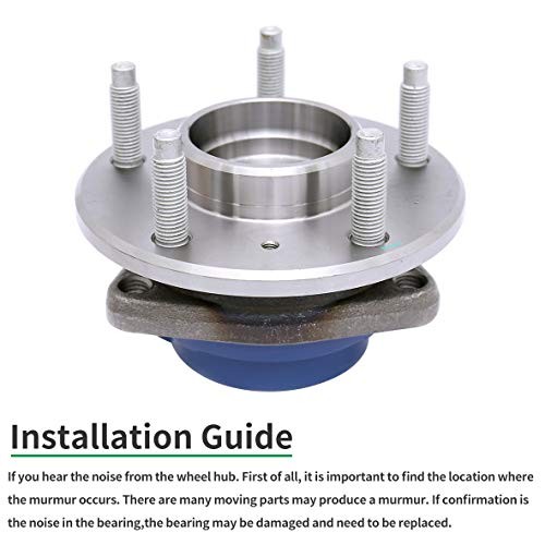 5379 Front Wheel Hub Bearing Assembly Compatible with 2000-203 513179-1P 1