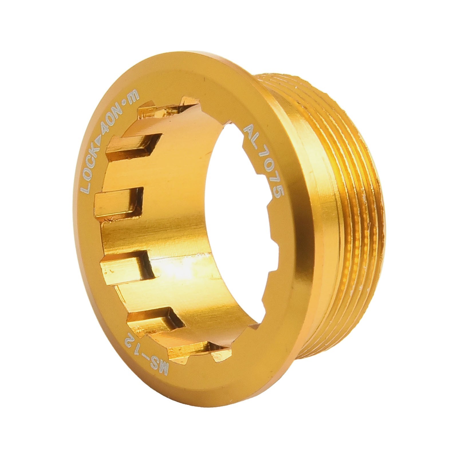 CNC Aluminum Alloy Bike Cassette Lockrings for MicroSpline Compatibility
