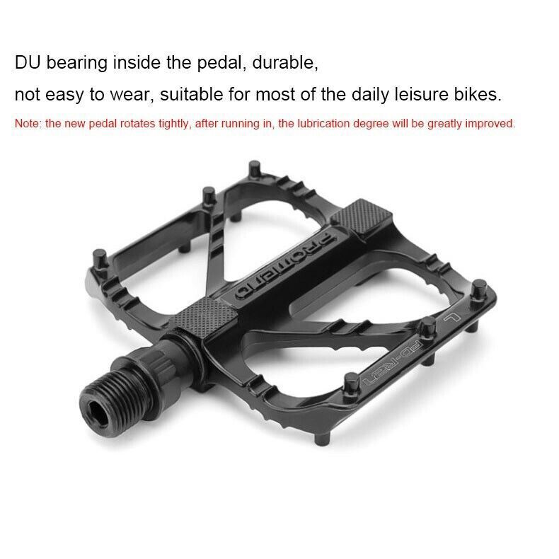 Road Mountain Bike Pedals Flat Aluminum Sealed Bearing 9/16″ For MTB BMX