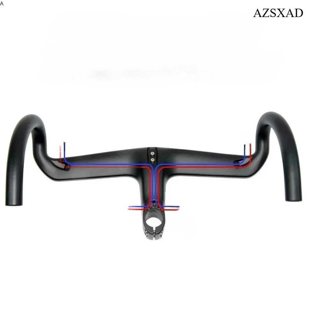 Lightweight Carbon Handlebars Internal Wiring for Road Bicycles Gravel Bikes