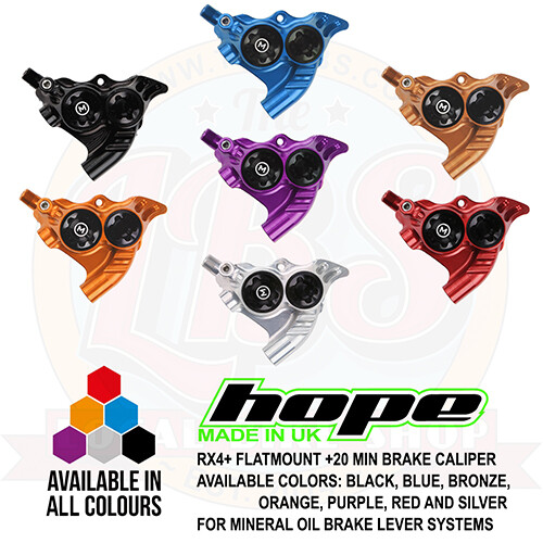 Hope RX4+ Road Gravel Brakes Calipers SRAM Shimano – All Colors – Brand New